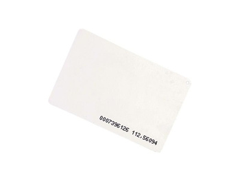 Karta zbliżeniowa RFID Mifare 13,56MHz Scot EMC-1282 cienka (ISO) 0,8mm biała