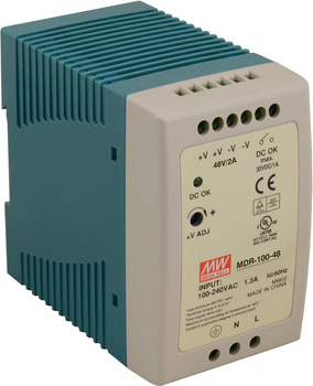 Zasilacz na szynę DIN Mean Well MDR-100-48 48VDC 2A 96W