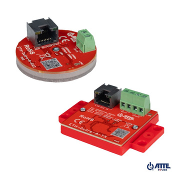 Konwerter Atte ETH-2wire-A-SET2 do transmisji LAN + PoE po 2 żyłach 100Mbps do 300m
