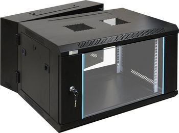 Szafa RACK 19” 6U Pulsar RWD666 wisząca złożona podwójna 600x600