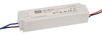 Zasilacz LED Mean Well LPV-60-24 24VDC 2,5A 60W IP67