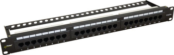 Patchpanel Pulsar RP-U24H5 wyposażony 24xU/UTP Cat5e 1U 19”
