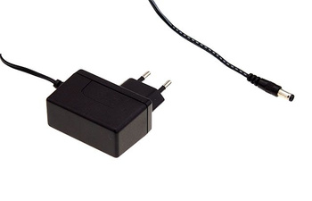 Zasilacz wtyczkowy Mean Well SGA12E05-P1J 5VDC 2,4A 12W z wtyczką 5,5x2,1mm