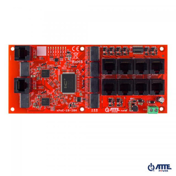 Switch 10 portowy Atte xPoE-10-20A-OF 8xPoE + 2xUplink 10/100/1000 bez obudowy