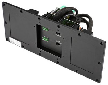 Panel krosowy z wejściami do subwoofera 10" Bosch IP-10D-CB czarny