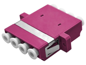 Adapter światłowodowy multimodowy Alantec FOA-LC-MMQ-4 OM4 LC quad