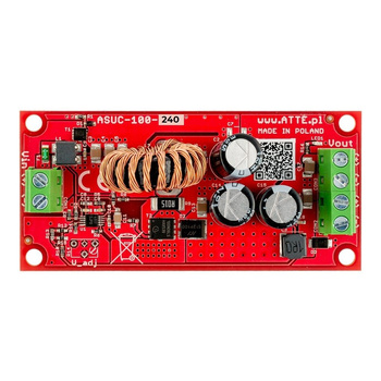 Przetwornica Atte ASUC-100-240-OF podnosząca napięcie 10-24VDC > 24VDC 5A 80/120W