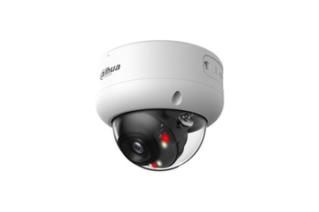 Kamera zewnętrzna do monitoringu IP Dahua IPC-HDBW3849E-AS-IL-0360B 8Mpx kopułkowa wandaloodporna stałoogniskowa 3,6mm, IR/LED 30m port micro SD