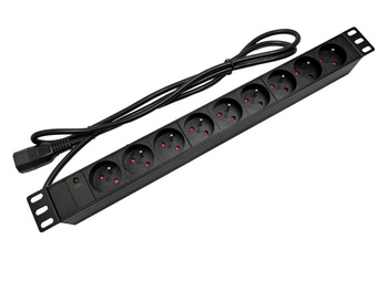 Listwa zasilająca Alantec PZ09UC20 19" 9xE - CEE 7/5 1,8m C20