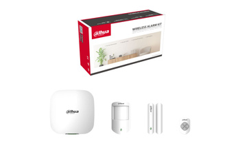 Zestaw alarmowy Dahua ART-ARC3000H-03-GW2(868) WiFi b/g/n,GSM (dual SIM) centrala, Keyfob, czujka ruchu, czujnik otwarcia drzwi