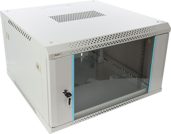 Szafa RACK 19" 6U 600x600 Pulsar RWA666-G wisząca, możliwość montażu kółek / nóżek , do złożenia