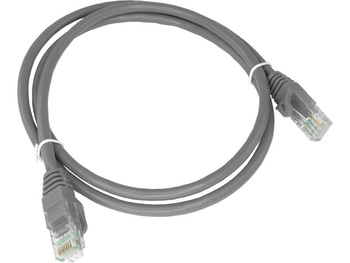 Patchcord Alantec KKU6ASZA0.25 U/UTP kat. 6A LSOH 0,25m szary