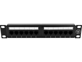 Patchpanel Alantec PK014 12xU/UTP 1U 10"