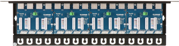 16-kanałowe zabezpieczenie przeciwprzepięciowe Ewimar PTU-516R-ECO/InPoE/P serii ECO z pasywnym iniektorem PoE