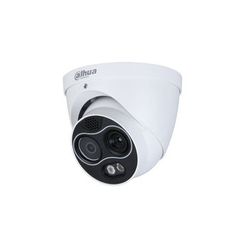 Kamera termowizyjna bispektralna zewnętrzna do monitoringu IP Dahua TPC-DF1241-TB2F2-S2 4Mpx kopułkowa/eyeball stałoogniskowa 2mm IR 30m termowizja 256×192px port micro SD