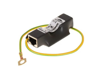 Ogranicznik przepięć 1-kanałowy serii EXT Ewimar PTF-61-EXT/PoE/T do gigabitowej sieci LAN w osłonie termokurczliwej