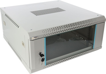 Szafa RACK 19" 4U 600x600 Pulsar RWA466-G wisząca, możliwość montażu kółek / nóżek , do złożenia