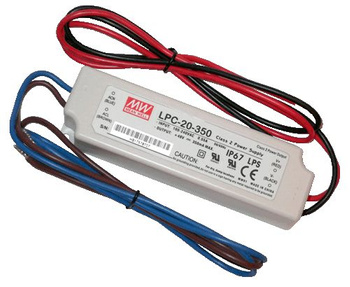 Zasilacz LED Mean Well LPC-20-350 9-48VDC 0,35A 20W IP67