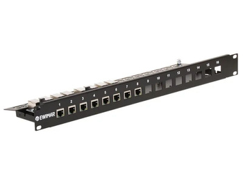 Ogranicznik przepięć 8-kanałowy serii EXT Ewimar PTF-58R-EXT/InPoE/A do sieci LAN z aktywnym iniektorem PoE w module RACK