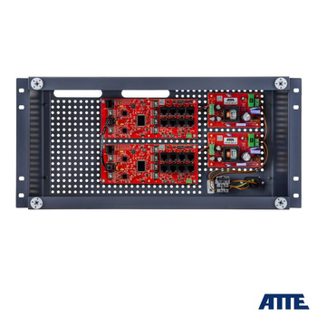 Zestaw do instalacyjny do monitoringu Atte IP-16-20-R5U0 (obudowa na rejestrator ABOX-R5U0 +2x zasilacz APS-90-480-OF +2x switch xPoE-10-20A-OF) 16 portów PoE + 2 porty Gigabit Uplink