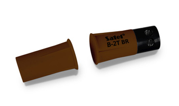 Kontaktron magnetyczny Satel B-2T BR Ø9mm wpuszczany z zaciskami, brązowy