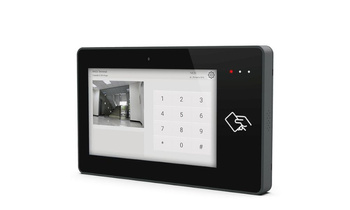 Terminal kontroli dostępu wewnętrzny Roger MD70 z czytnikiem kart Unique 125kHz (EM) / Mifare 13,56MHz RCP z ekranem dotykowym i kamerą, Android (standard: RACS 5)