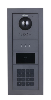 Stacja bramowa (zestaw) wielolokalowa Dahua VTO4202FB-P X Series otwieranie kodem i kartami Unique wandaloodporna kamera 168/87° czarna