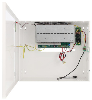 Zasilacz buforowy w obudowie ściennej Pulsar SWR-300 54VDC+12VDC 5,5A 300W dla switchy PoE i rejestratora, max 4x17Ah