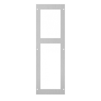 Maskownica / szyld ACO CDN-MZ-L pod ramkę CDN-RZ2-L (354,5 x 113mm) stal nierdzewna