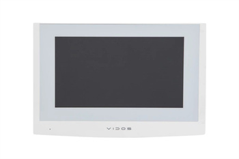 Unifon głośnomówiący Vidos M200W-X z ekranem dotykowym 7" 1024x600px, WiFi, obsługa kamer IP (ONVIF) biały, komunikacja ze smartfonem (aplikacją Vidos X)