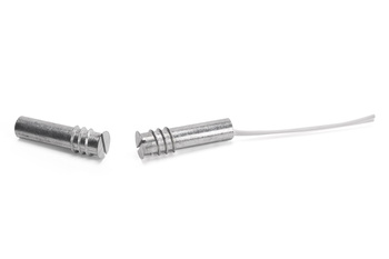 Kontaktron magnetyczny Satel K-3 2E wpuszczany z 2 rezystorami 1,1kΩ w konfiguracji 2EOL/NC, obudowa metalowa