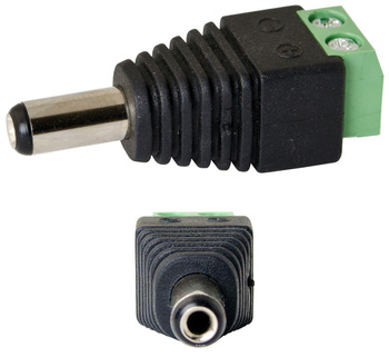 Wtyk redukcja Pulsar ML121 zaciski<>Jack 5.5/2.1/N