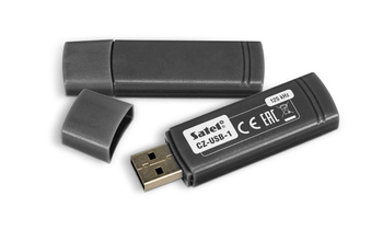 Terminal kontroli dostępu dla administratora Satel CZ-USB-1 z czytnikiem kart Unique 125kHz (EM) podłączany do portu USB komputera