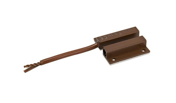 Kontaktron magnetyczny Satel S-1 BR boczny z obwodem sabotażowym brązowy