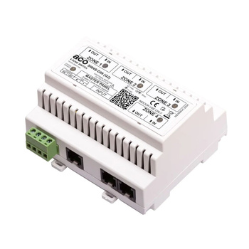 Przełącznik ACO SW4S-DIN (G2) 4 stref do paneli Inspiro + wideo/audio na szynę DIN (6 modułów) (system P)