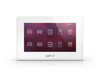 Manipulator graficzny Satel INT-TSH2-W Grade 3, z ekranem dotykowym 7" biały