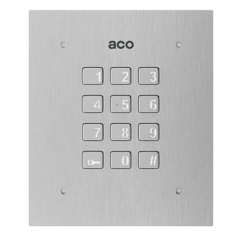 Terminal kontroli dostępu zewnętrzny ACO INS-ZS Inspiro autonomiczny z klawiaturą wandaloodporny