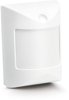 Czujka cyfrowa ruchu Satel AMBER 2E pasywna z 2 rezystorami parametrycznymi 1,1kΩ w konfiguracji 2EOL/NC, bez uchwytu