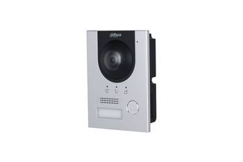 Stacja bramowa 1 lokal Dahua VTO2202F-P-S3 Villa Door Station wandaloodporna podtynkowa otwieranie aplikacja kamera 168/87° srebrna/czarna