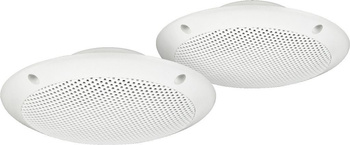 Głośniki wodoodporne Monacor SPE-15F/WS (komplet 2 sztuk) Ø15x4,5cm biały IP 65