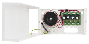 Zasilacz w obudowie ściennej Pulsar PSCU04343SEP 34VDC 3A 4x1A 72W SEP do 4 kamer na długie linie