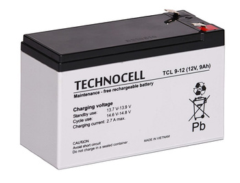 Akumulator Technocell TCL 9-12 T2 (12V 9Ah)