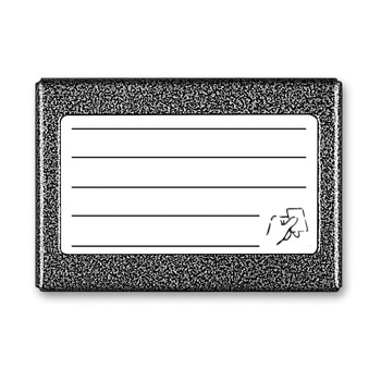 Lista lokatorów ACO CDN-5NACC ST (W) podświetlana do 5 wpisów z czytnikiem kart zbliżeniowych Unique 125kHz (EM) stal