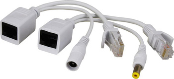 Transmiter PoE RJ45+Jack<>RJ45 Pulsar P-POE1
