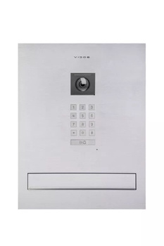 Stacja bramowa / skrzynka na listy wielolokalowa Vidos S204-SKM otwierania kodem oraz kodem QR (tylko z M200-X), kamera 2Mpx, 125/70°, podtynkowa