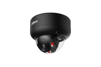 Kamera zewnętrzna do monitoringu IP Dahua IPC-HDBW3849E-AS-IL-0280B-Black 8Mpx kopułkowa wandaloodporna stałoogniskowa 2,8mm, IR/LED 30m , port microSD