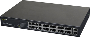 Switch 26 portowy Pulsar S124 24xPoE + 2xUplink 10/100/1000