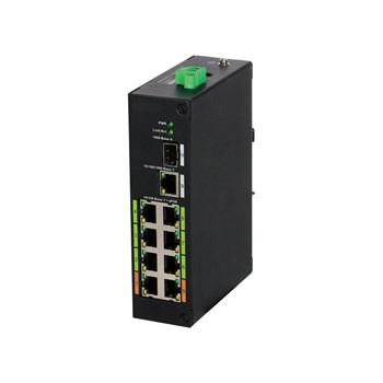 Switch 9 portowy Dahua LR2110-8ET-120 8xPoE + 1xUplink 10100/1000 + 1xUplink SFP