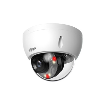 Kamera zewnętrzna do monitoringu IP Dahua IPC-HDBW2649E-S-IL-0280B 6Mpx kopułkowa wandaloodporna stałoogniskowa 2,8mm, IR/LED 30m , port microSD