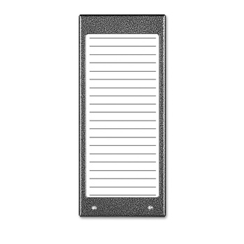 Lista lokatorów ACO CDN-17N GR (W) podświetlana do 17 wpisów grafit